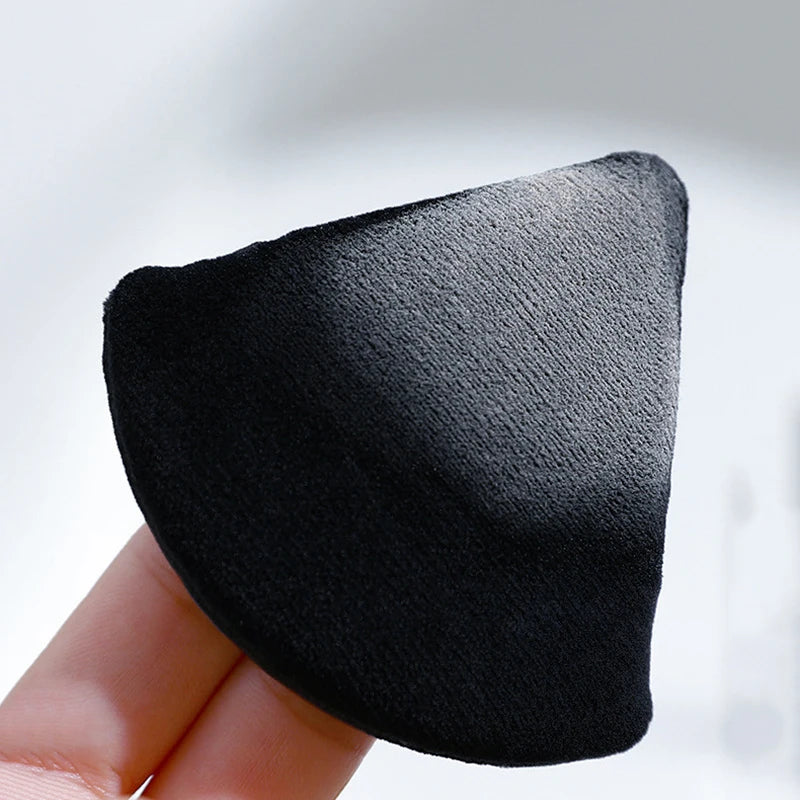 8 esponjas de maquillaje triangulares de terciopelo
