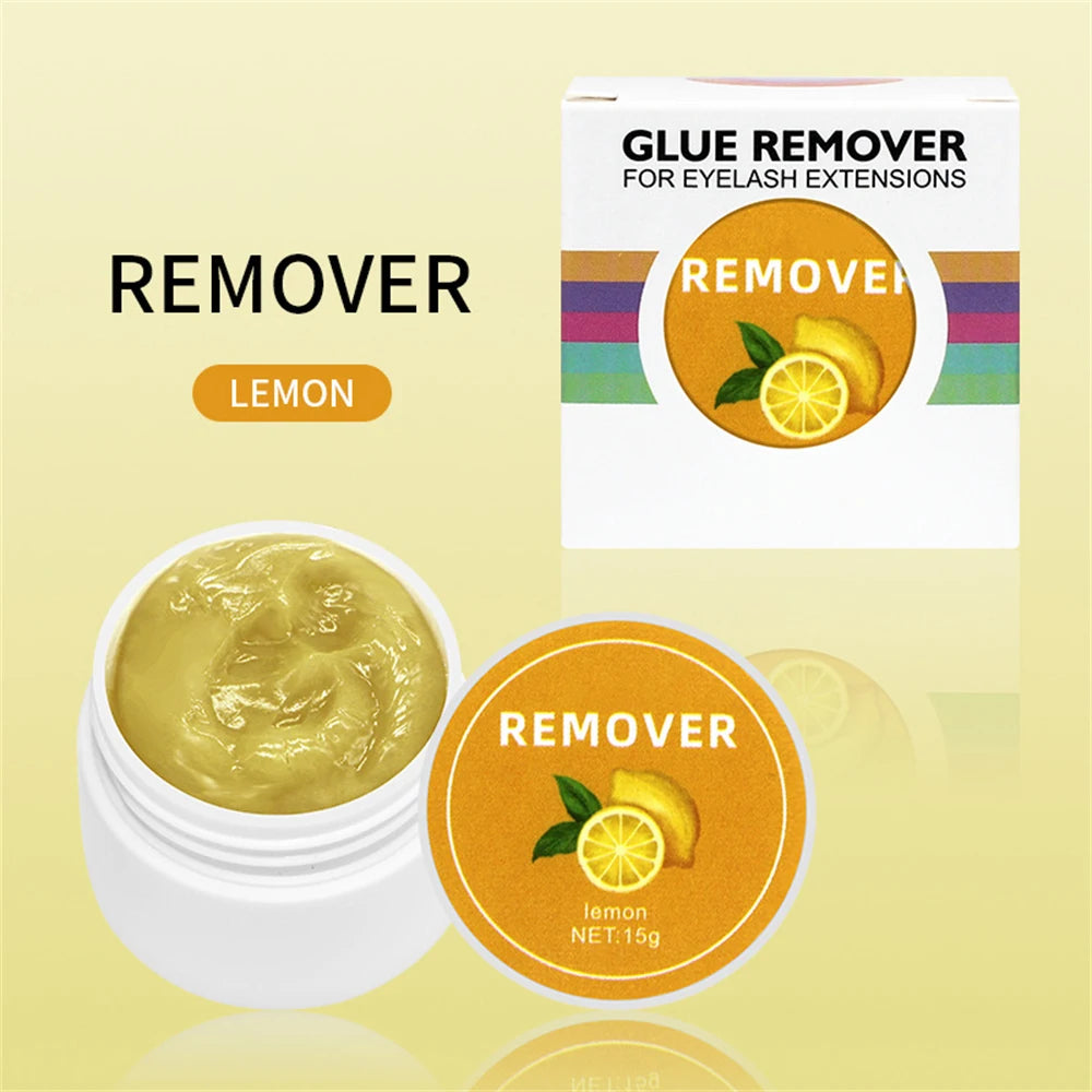 Crema removedora de pegamento para pestañas y extensiones de pestañas