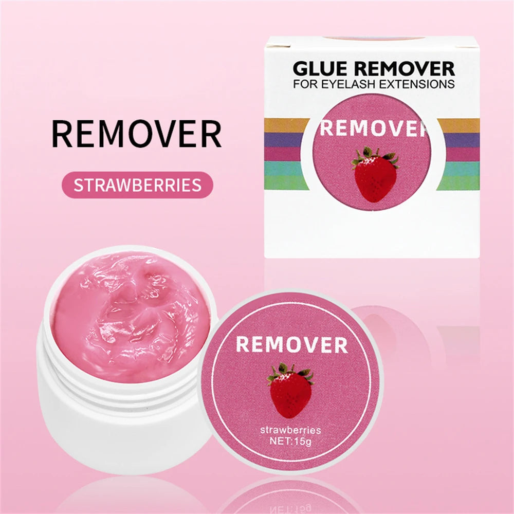 Crema removedora de pegamento para pestañas y extensiones de pestañas