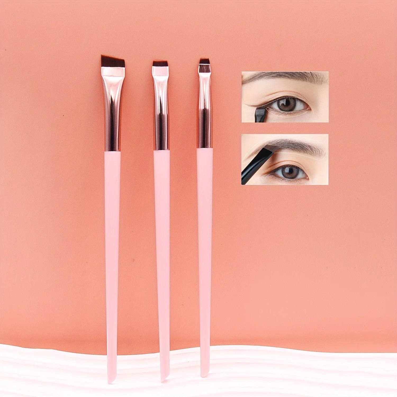Juego de 3 brochas de maquillaje