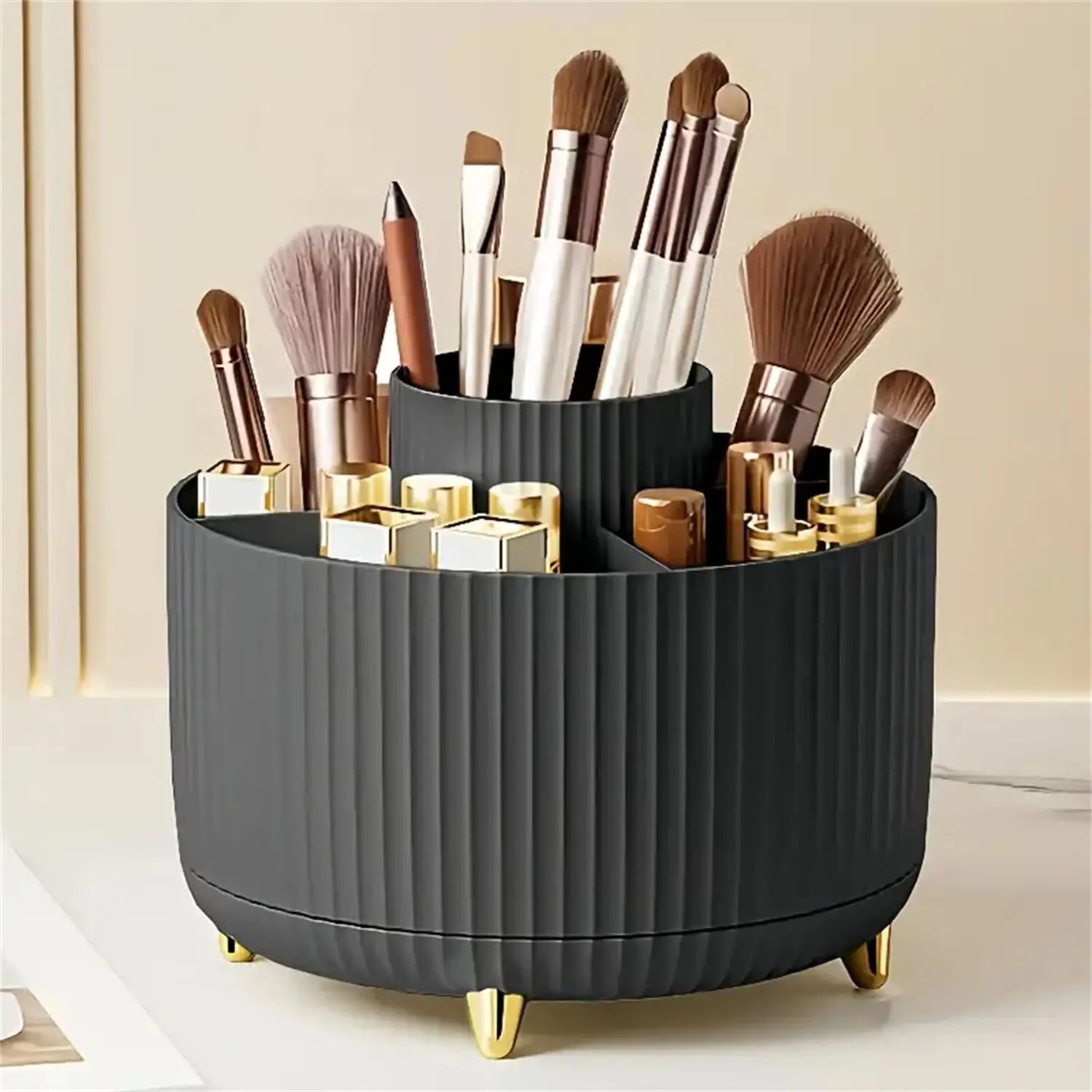 Organizador de maquillaje giratorio de 360°