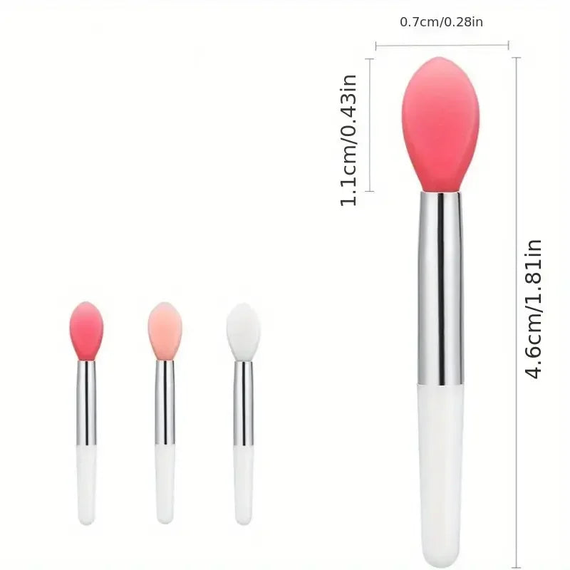 10 pinceles de silicona para labios