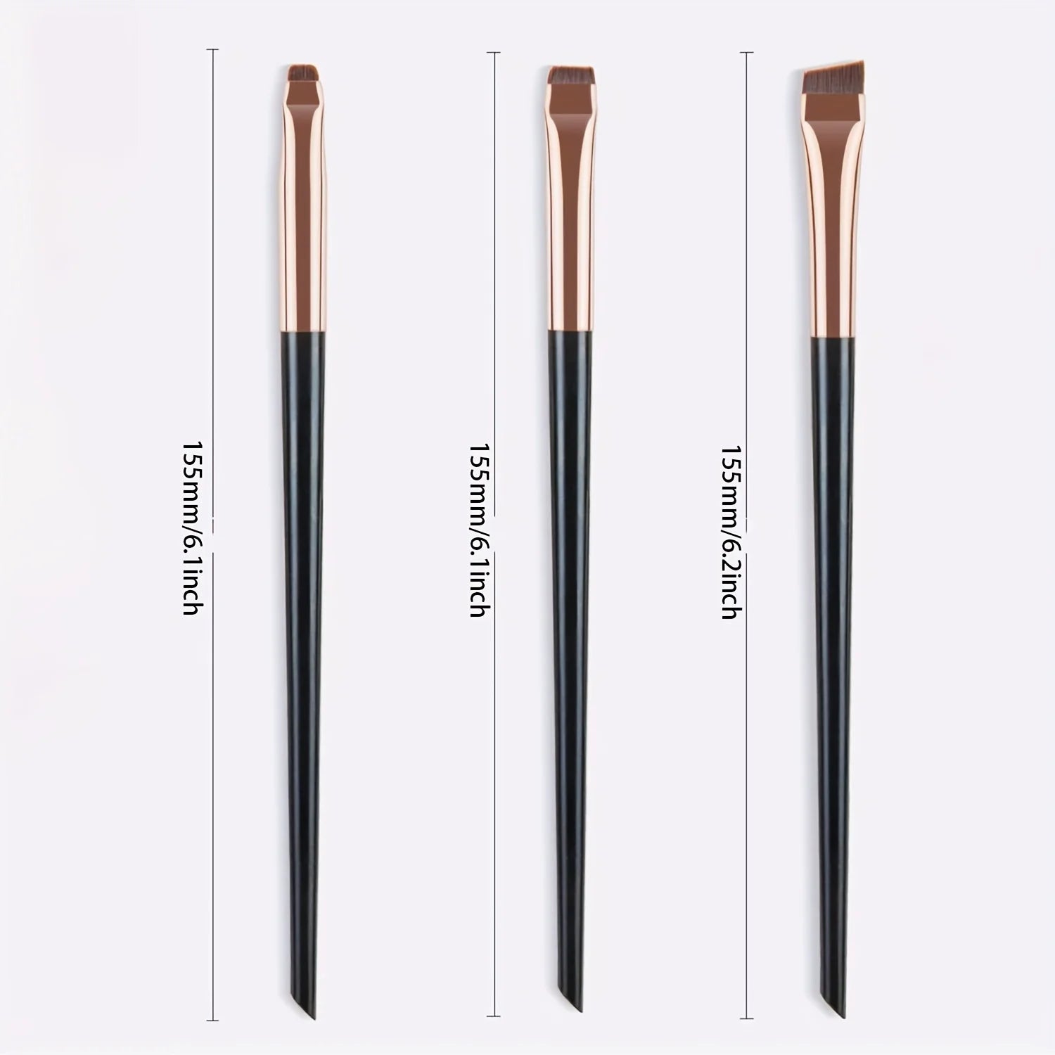 Juego de 3 brochas de maquillaje