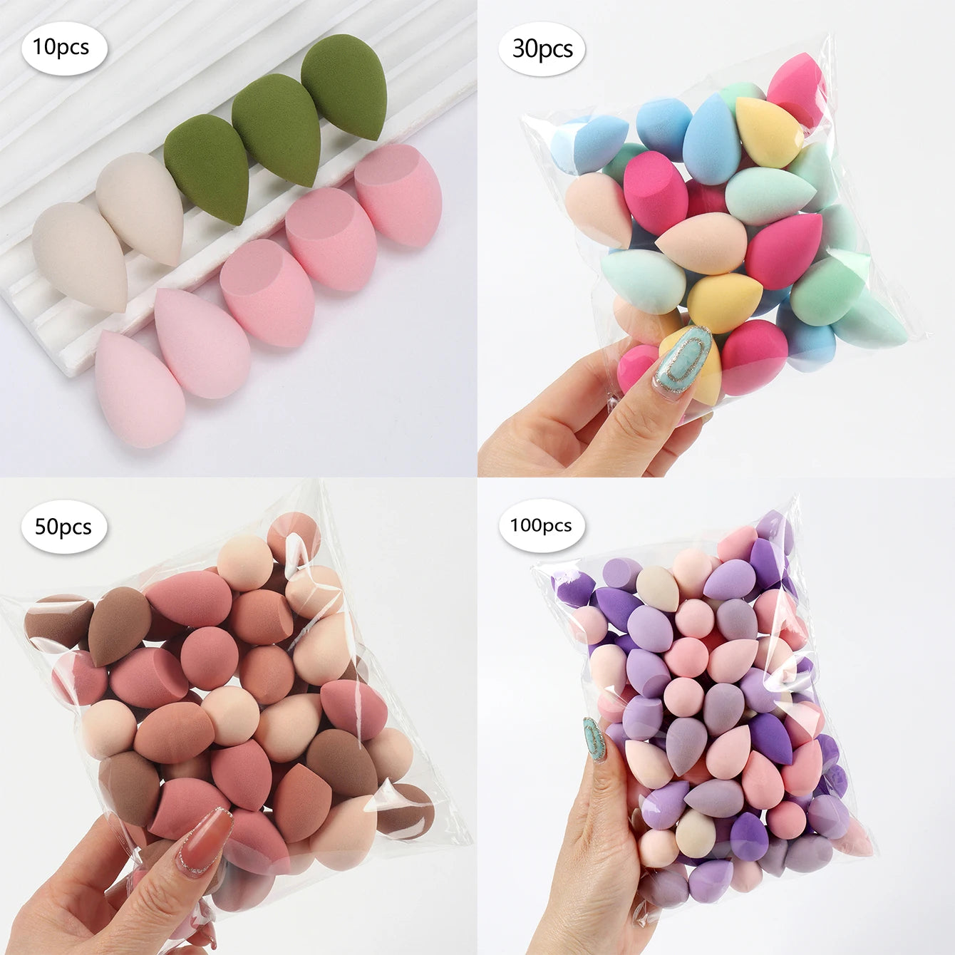 Mini esponjas de maquillaje