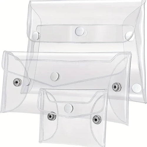 Bolsa de cosméticos transparente portátil